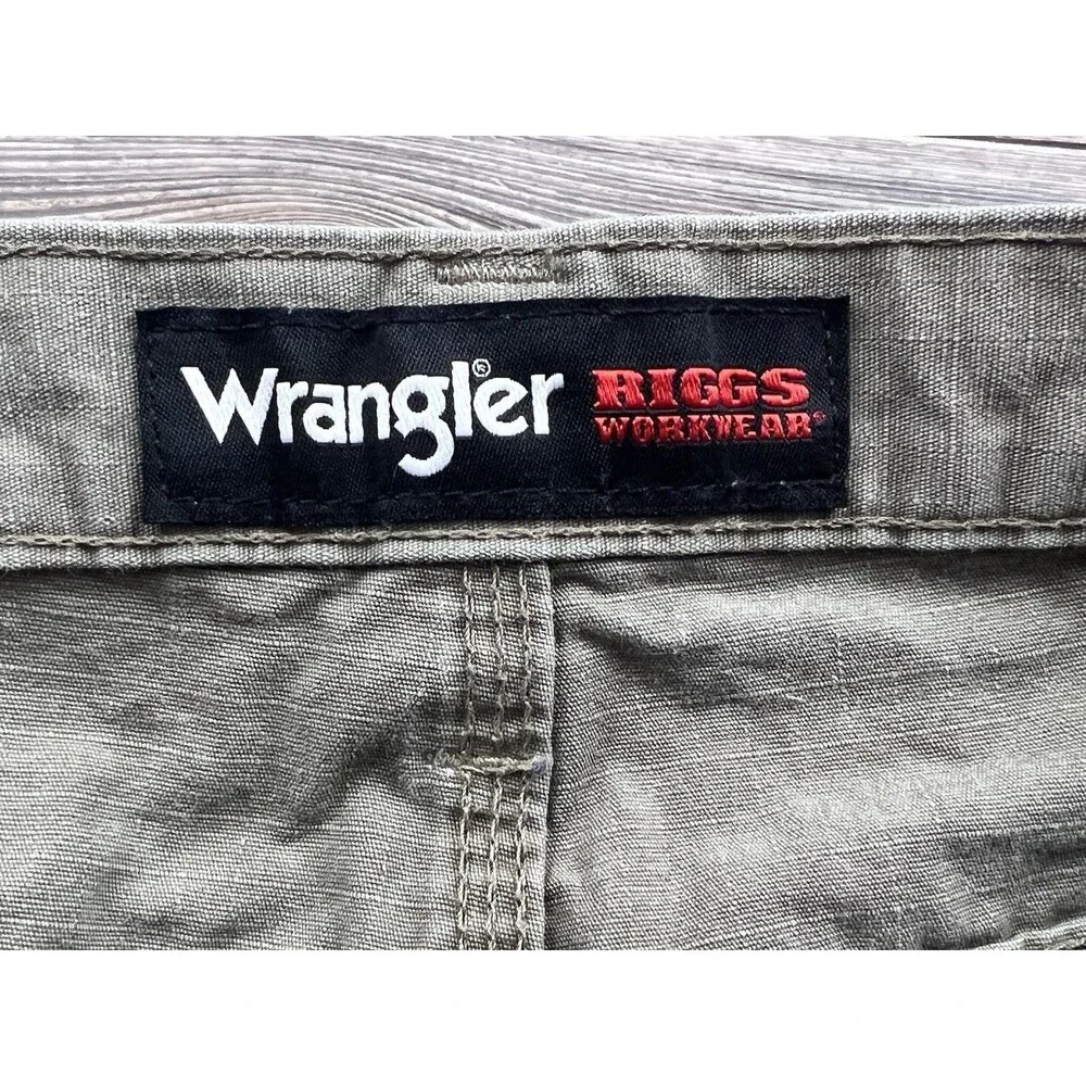 Wrangler Riggs WorkWear Cargo Carpenter Pants Mens 48x30‎ Cotton Canvas Ripstop